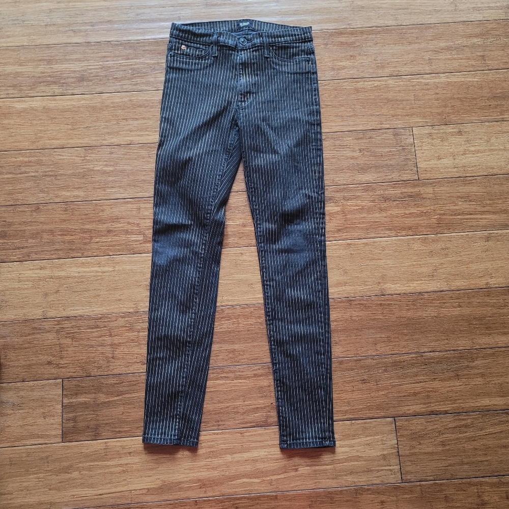 Hudson gold and black jeans